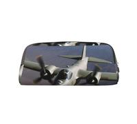 NBSKSDLK Trousse de maquillage avion de l'armée américaine pour femmes et hommes, petite trousse de maquillage de voyage avec fermeture éclair, trousse de toilette esthétique, sac de rangement