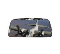 NBSKSDLK Trousse de maquillage avion de l'armée américaine pour femmes et hommes, petite trousse de maquillage de voyage avec fermeture éclair, trousse de toilette esthétique, sac de rangement