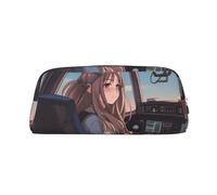 NBSKSDLK Trousse de maquillage pour homme et femme - Petite trousse de maquillage à fermeture éclair - Esthétiques - Sacs de rangement tendance en cuir, Argenté, One Size