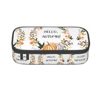 NBSNGSLS Hello Autumn Petite Trousse à crayons avec impression élégante - Organisez vos articles de papeterie avec élégance, Noir, Taille unique, Sac à dos enfant