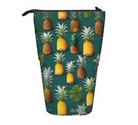 Nbtghga Trousse à crayons télescopique avec motif fruits tropicaux et paradis des fruits, Noir , Taille unique