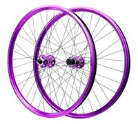NBTRXWAFR 26/27.5/29-Inch Purple Mountain Bike Wheels, Aluminium Alloy Disc Brake 142Mm 32-Hole Through Axle MTB Rim 2150G for 8-12 Speeds,QR,29INCH