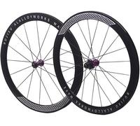 NBTRXWAFR 700C V/C Freins sur Jante Paire De Roues De Vélo De Route 30Mm 40Mm Jantes 50Mm Vélos Roue Avant Roue Arrière Moyeux À Roulement À Dégagement Rapide Cassette 7-12 Vitesses,Purple hub,40mm