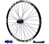 NBTRXWAFR Paire de Roues de vélo VTT 26/27,5/29 Pouces Frein à Disque 142 mm Axe traversant HG Moyeu à roulement scellé Vélo Avant Arrière Jante pour Cassette 7-11 Vitesses,QR Rear,27.5inch