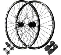 NBTRXWAFR Paire De Roues De Vélo VTT 26/27,5/29 Pouces Frein À Disque Jante De Vélo Moyeux À Roulement Scellé Roue De Vélo De Montagne 135 Mm 32 Rayons pour Cassette 7-11 Vitesses,QR Pair,29inch