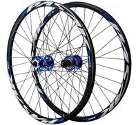 NBTRXWAFR Roues VTT 26 27,5 29 Pouces QR/Thru Axle, Frein À Disque Roulement Scellé 32H Vélo Vélo Jante Avant Et Arrière pour 7-12 Vitesses 2210G, Alliage D'Aluminium,Bleu,QR 26inch