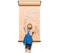 NBTRXWAFR Support de Rouleau Kraft 50M/164Ft, Porte Rouleau de Papier à Monter au Mur, Distributeur et coupeur de Rouleau de Papier Kraft,97cm