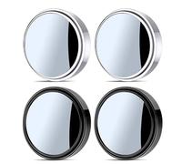 NBUYRKON 4PCS Miroir Angle Mort pour Nissan GT-R (R35) Coupe 2007 2008 2009 2010 2011 2012-2023, réglable 360°, HD Grand Angle, étanche