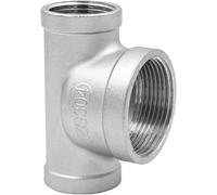 NBVACPL Raccord en T, raccord en T, raccord en T Acier Inoxydable 304, Fil intérieur, Grand té Central