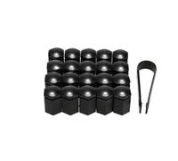 NBVGFGDF 20 pièces Cache Ecrou Voitures, pour Audi Q3 2019-2023 Couvercle de Boulon d'écrou de Roue avec Outil Retrait, Capuchons d'écrou Roue Voiture,B-17mm