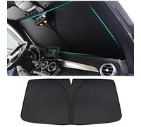 NBVGFGDF Pare-Soleil Fenêtre Avant Voiture, pour Mercedes GLA 2020-2023 2024 Pare-Soleil Pare-Brise Voiture Portable Pliable Contre Les Rayons UV