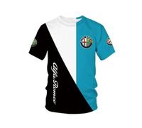 NBVGFGDF T-Shirt Homme, pour Alfa Romeo 147 2000-2011 Chemise à Manches Courtes Homme Coton À Manches Courtes Manches Courtes Homme T-Shirt Col Rond,A-XL