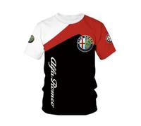 NBVGFGDF T-Shirt Homme, pour Alfa Romeo Giulietta 2011-2021 Chemise à Manches Courtes Homme Coton À Manches Courtes Manches Courtes Homme T-Shirt Col Rond,A-XL