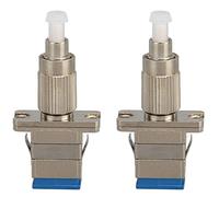 NBVGHPSRW 2 pcs FC Male to SC Female Adapter, Single Mode Hybrid Fiber Optic Connector, Ceramic Sleeve Low Insertion Loss UPC Polish for CATV Telecom Network Maintenance and FTTH Installatio