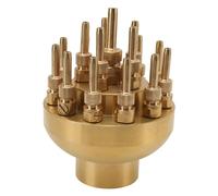 NBVGHPSRW Buse de Fontaine à Colonne réglable à 3 Niveaux en Laiton G2 Pouces DN50, tête de pulvérisation à Triple Couche pour l’arrosage des étangs de Jardin, piscines et aménagements paysa