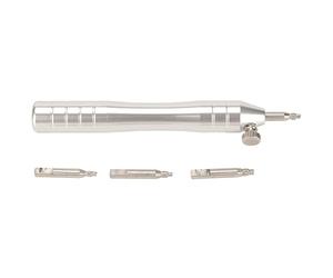 NBVGHPSRW Outil de retrait de tube d’insertion pour couronne de montre, démonte-couronne avec 3 broches pour ouverture et fermeture, démonte-tube de boîtier de montre en acier allié réglable