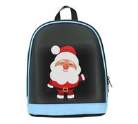 NBVGHPSRW Sac à dos LED avec écran d’affichage couleur entièrement programmable de 64 x 64 pixels, sac à dos LED portable sans fil pour moto, festivals et promotion de marque, alimenté par