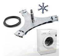 NBWIYQP DC97-16509B Kit de réparation compatible avec machine à laver Samsung - Assemblage d'arbre à bride et boulon de montage hexagonal DC60-40137A (6 pièces) et joint d'étanchéité DC69-00804A,