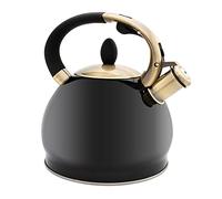 NBWS Bouilloire à Sifflante en INOX Induction 3.5L Théière en Acier Inoxydable Bec De Bouilloire à Grand Diamètre Poignée Ergonomique pour Cuisinière Tous Feux