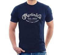 NBX CF Martin T-Shirt Guitars Dark Blue L