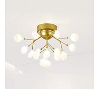 NBYGSC Chandelier Sputnik de l'industrie ， Chandelier Creative Firefly, rameau Nordique Branche de lumière de Plafond Pendant Le, G4 CHANDELERS INDOR