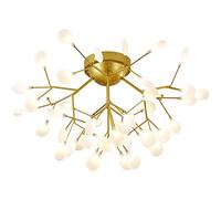 NBYGSC Chandelier Sputnik de l'industrie ， Chandelier Creative Firefly, rameau Nordique Branche de lumière de Plafond Pendant Le, G4 CHANDELERS INDOR
