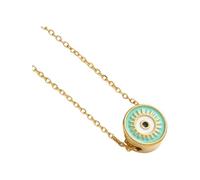 NBYGSC Collier Mauvais œil pour Femmes Hommes, bohême Rond Mauvais Yeux Bleus Pendentif Colliers Colliers chaîne Mauvais œil, Collier Mauvais œil Or, Tour de Cou Mauvais œil, Collier Mauvais œil pour