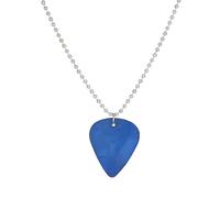 NBYGSC Collier Rock and Roll en Argent Sterling 925 pour Femmes Hommes, Collier Pendentif en Forme de cœur, Collier de médiator de Guitare, chaîne de Cou de périphériques de Film, Tour de Cou à
