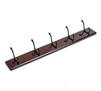 NBYGSC Crochets muraux Patères Mural Crochet en Bois Vintage Rustique Porte-Manteau Chapeau Cintre Rack Rail pour Entrée Salle de Bain Chambre Patère