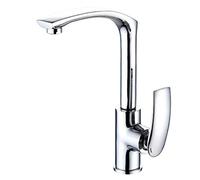 NBYGSC Cuisine en cuivre européen Antique Robinet Rotatif Froid Chaud pour Bassin légumes - Évier de Style Vintage (Argento)