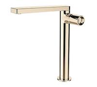 NBYGSC du Bassin lavabo Salle de Bain Full Copper Single Hole Cold Hot Water Rose Black Washbasin Robinet Gold High