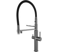 NBYGSC Faucet de Cuisine 3-Tubage Flexible Swivelle en Brasserie, avec Filtration d'eau à Consommation Humaine