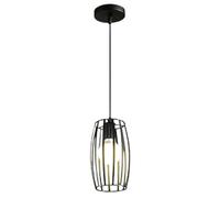 NBYGSC Lampe Suspendue à Trois têtes, de l'industrie métallique, Corps carré créatif Personnel, Abat-Jour Creux Noir, Lampe Suspendue de Plafond réglable pour Cuisine, îlot, Chambre à Coucher,
