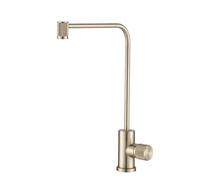 NBYGSC Levier Pomme Douche Tapstaps en Eau directe à Manche Unique Rotation Brosse consommation de Boisson, Black Chrome Kitchen Sink Mixer Tap