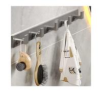 NBYGSC Mural Vintage Rustique Porte-Manteau avec 3~6 Cintres Espace Crochets de Porte en Aluminium Crochet Rail pour Suspendre Chapeau Serviettes Vêtements