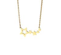 NBYGSC Nouveau 2026 Unisexe Stainles Stell Colliers en Acier Inoxydable Colliers à la Mode étoiles Fins Accessoires CLAVILE CLAVILE Collier coréen Bijoux Fashion Creative Gift for Women and Men