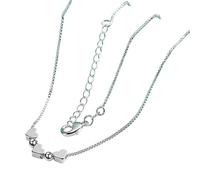 NBYGSC Nouveau 925 Sterling SIRGE Coeur Chaine SNAZE Collier de Charme Femmes Ses Cadeaux Fashion Decoration Bijoux commémoratif avec Vos Accessoires Trendy CRÉATIVE Best pour Cade