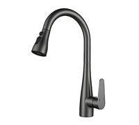 NBYGSC Robinet de mélangeur d'évier avec pulvérisateur, robinets en Laiton en Laiton Chaud à Eau Froide Multifonction Mon Seul Trou de Cuisine