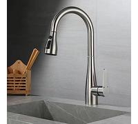 NBYGSC Robinet de mélangeur d'évier avec pulvérisateur, robinets en Laiton en Laiton Chaud à Eau Froide Multifonction Mon Seul Trou de Cuisine