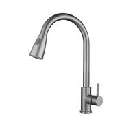 NBYGSC Robinet doré avec Tire Out Spray Touch Control Méxageur Tap Brackaged Nickel Sensitive Sensor Technology for Effortless Kitchen Experience