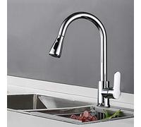 NBYGSC Robinets avec pulvérisateur en Duvet, 2 Modes buse pivotante, pour puits de Cuisine, Robinet, Sort, chromee