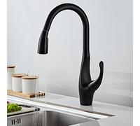 NBYGSC Robinets de Cuisine avec Lait en Laiton Eau Froide Robinet de Cuisine à 360 ° Robinet de lavabo à Un Seul Trou de Pivot