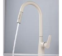 NBYGSC Robinets de Cuisine avec pulvérisateur Pull-Bas en Laiton Chaud Pivot à Eau Froide Putain vers Le Bas Robinet de Cuisine Avoine-a