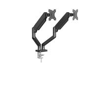 NBYGSC Support pour écran d'ordinateur 17-35 Pouces avec Bras de Levage pneumatique pour écran Suspendu Base de Bureau (modèle Noir Double)