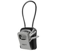 NBYT Boîte de rangement portable à combinaison étanche pour clés avec câble en acier
