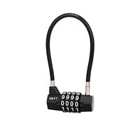 NBYT Cadenas à combinaison à 4 chiffres en acier,Diamètre : 1.9 cm,Longueur : 1.9 cm,Convient pour casiers, armoires, petits abris de jardin, serrures de porte pour animaux domestiques