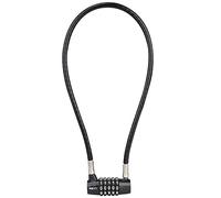 NBYT Cadenas à combinaison à 5 chiffres - Longueur : 55,9 cm - Diamètre : environ 5/16" - Code de réinitialisation pour poignées de porte d'armoire, vélos, portails, gymnases, écoles, abris de jardin,