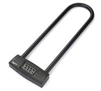 NBYT Cadenas à combinaison en U - Réinitialisable - Sécurisez votre moto, vélo ou clôture avec cette anse solide. Également parfait comme serrure de porte de bureau, serrure longue de porte ou serrure