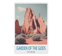 NBZRAOFV Garden of The Gods Colorado,Tin Signs Gift Funny Vintage Metal Sign Plaqu Poster Wall Art Pub Bar Kitchen Garden Bathroom Home Decor-yV508(8x12Inch)