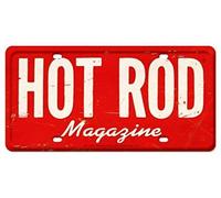 NBZRAOFV HOT RodMagazine License Plate Metal Tin Sign Wall Art Decoration Living Room Vintage Art Coffee Bar Sign Home Decor Gift Decoration30x40cm